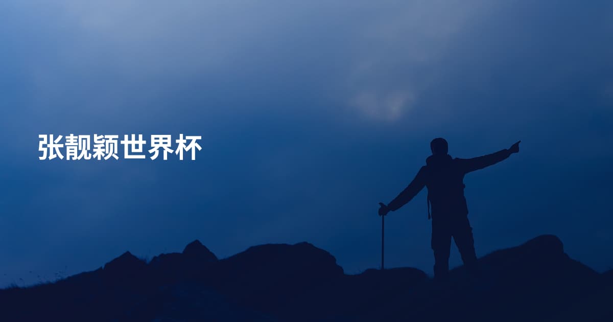 张靓颖世界杯