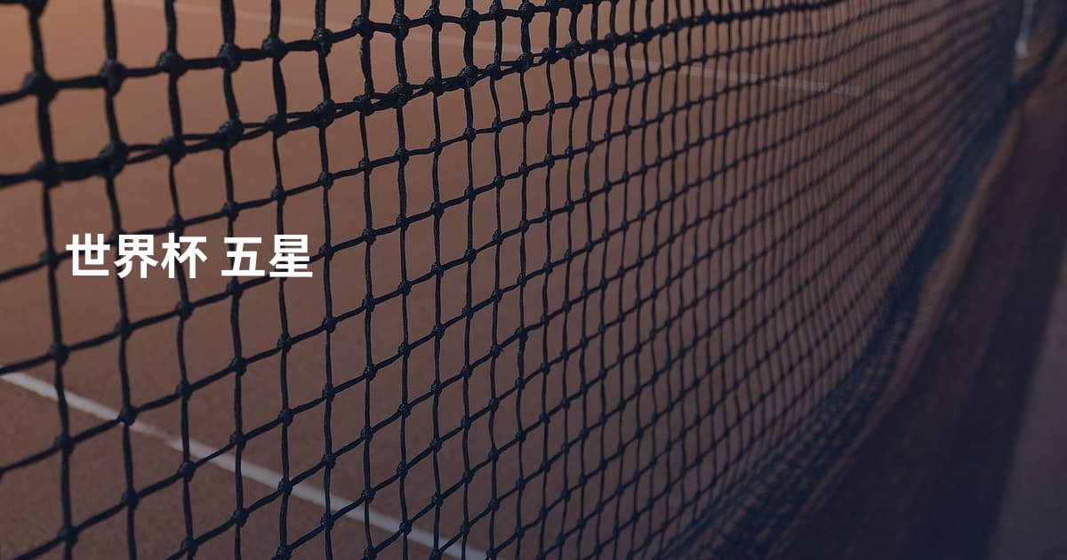 世界杯 五星