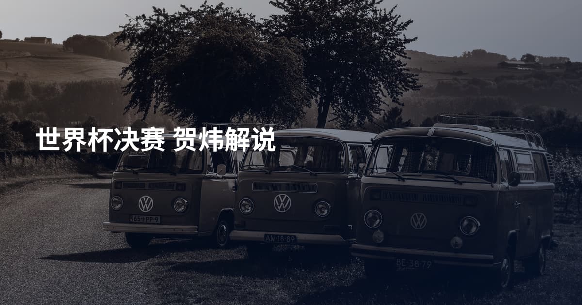 世界杯决赛 贺炜解说