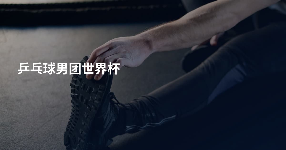 乒乓球男团世界杯