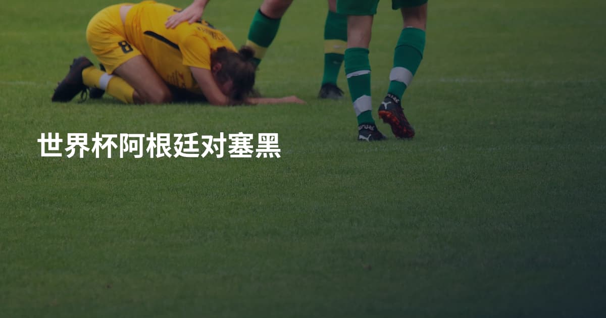 世界杯阿根廷对塞黑