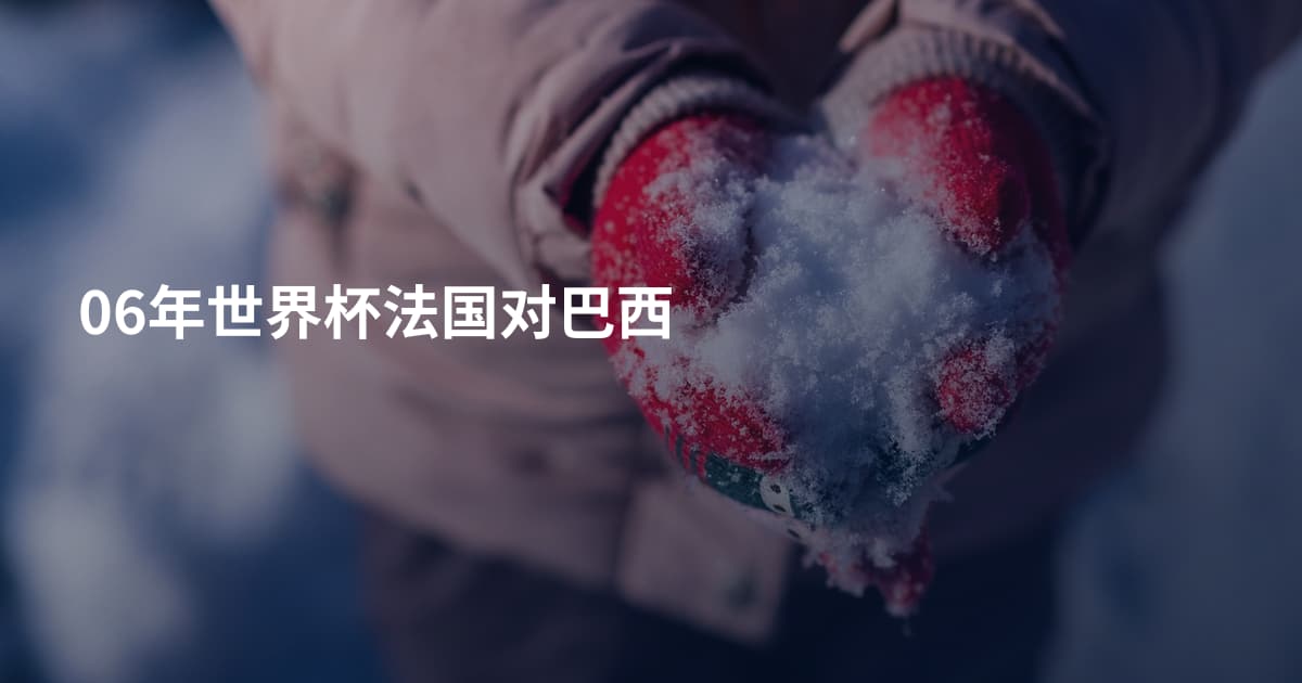 06年世界杯法国对巴西