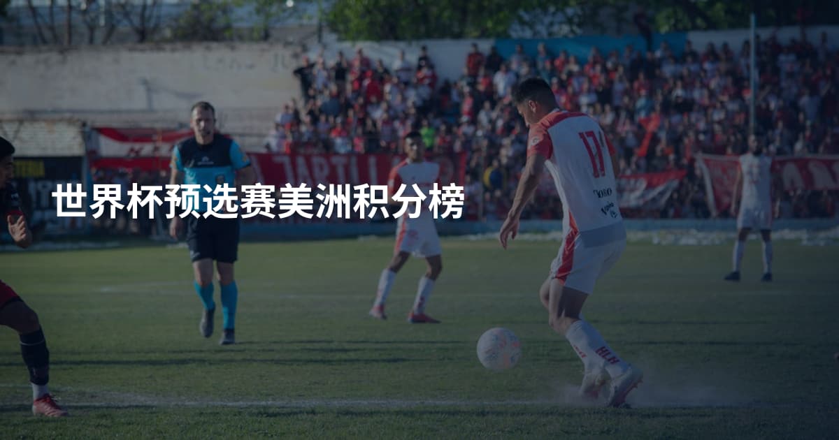 世界杯预选赛美洲积分榜
