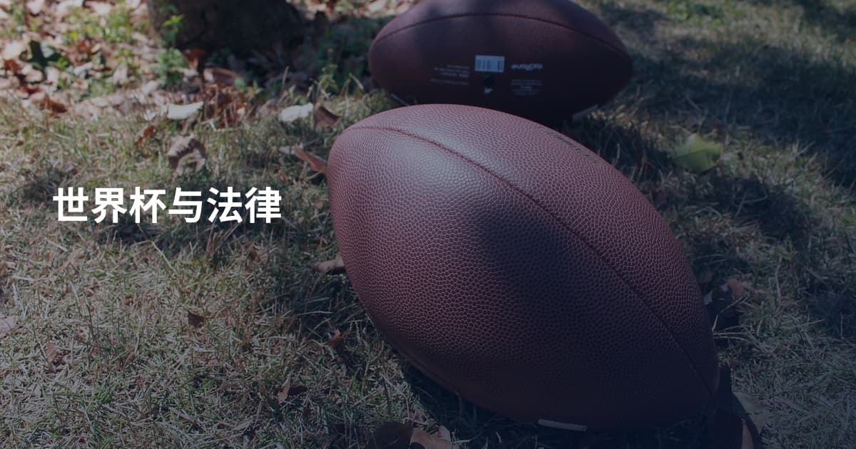 世界杯与法律
