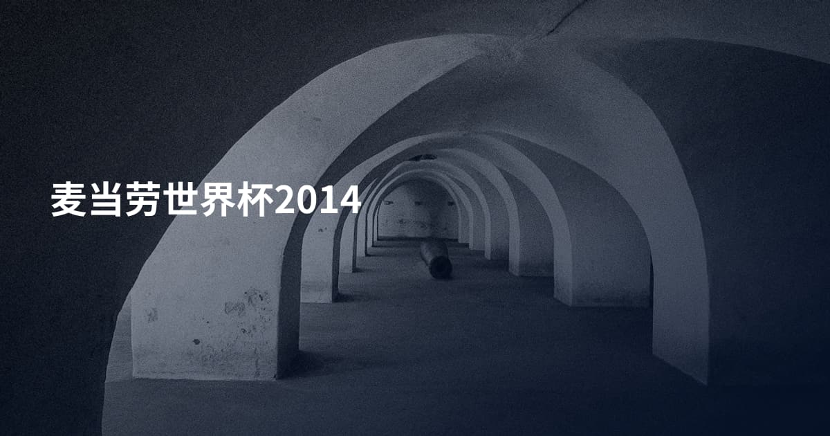 麦当劳世界杯2014