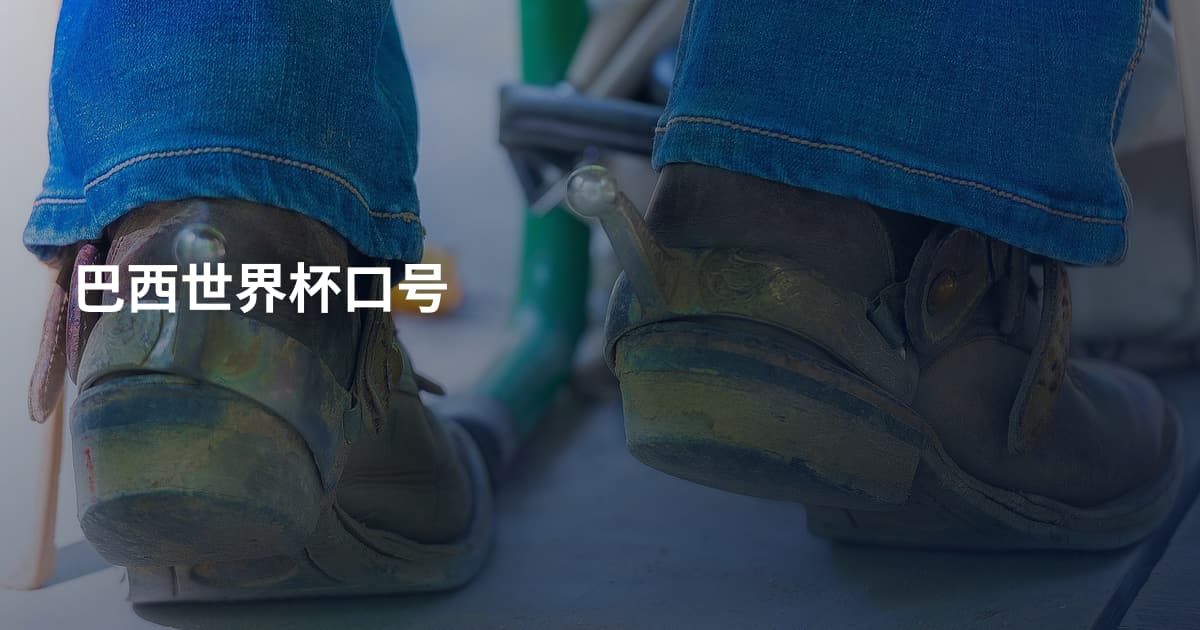 巴西世界杯口号