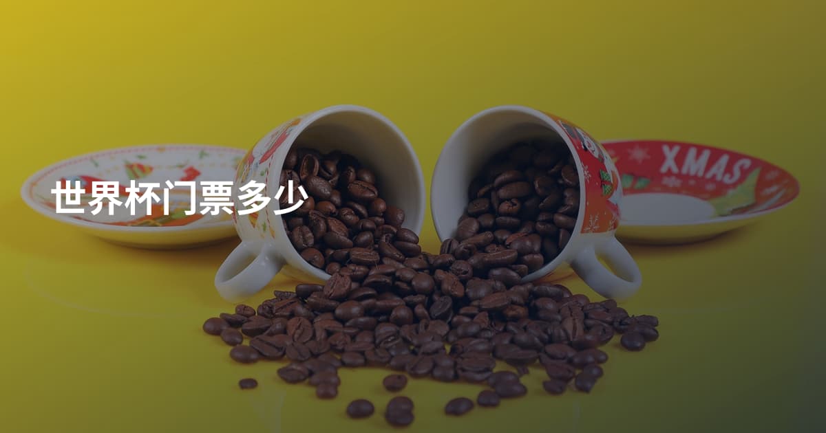 世界杯门票多少