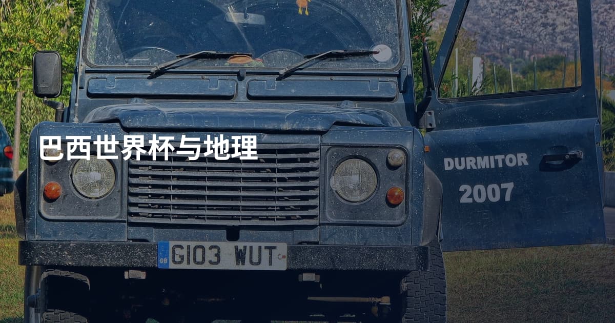 巴西世界杯与地理