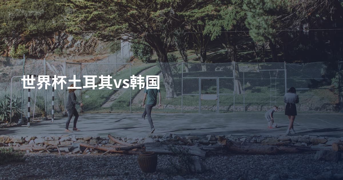 世界杯土耳其vs韩国