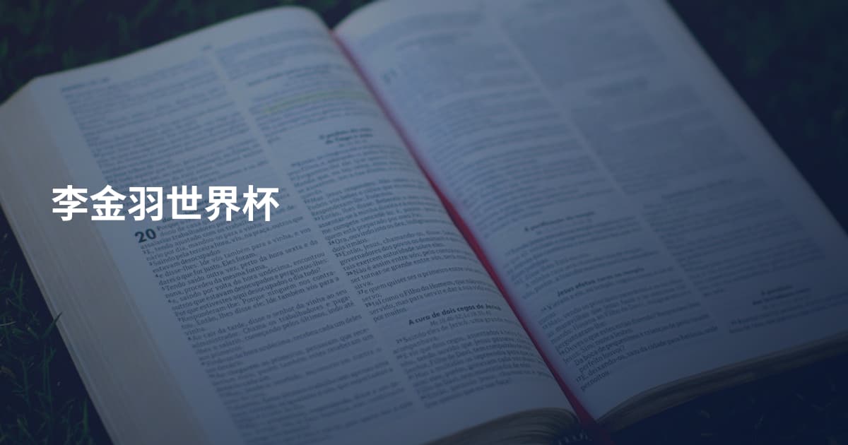 李金羽世界杯