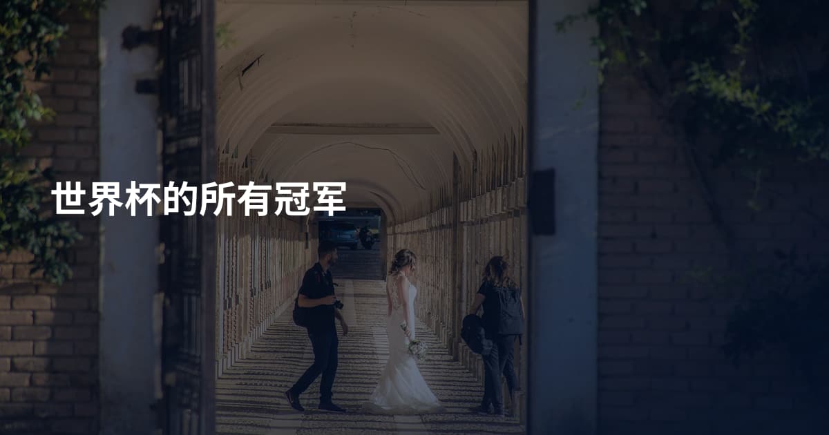 世界杯的所有冠军