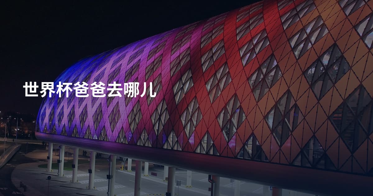 世界杯爸爸去哪儿