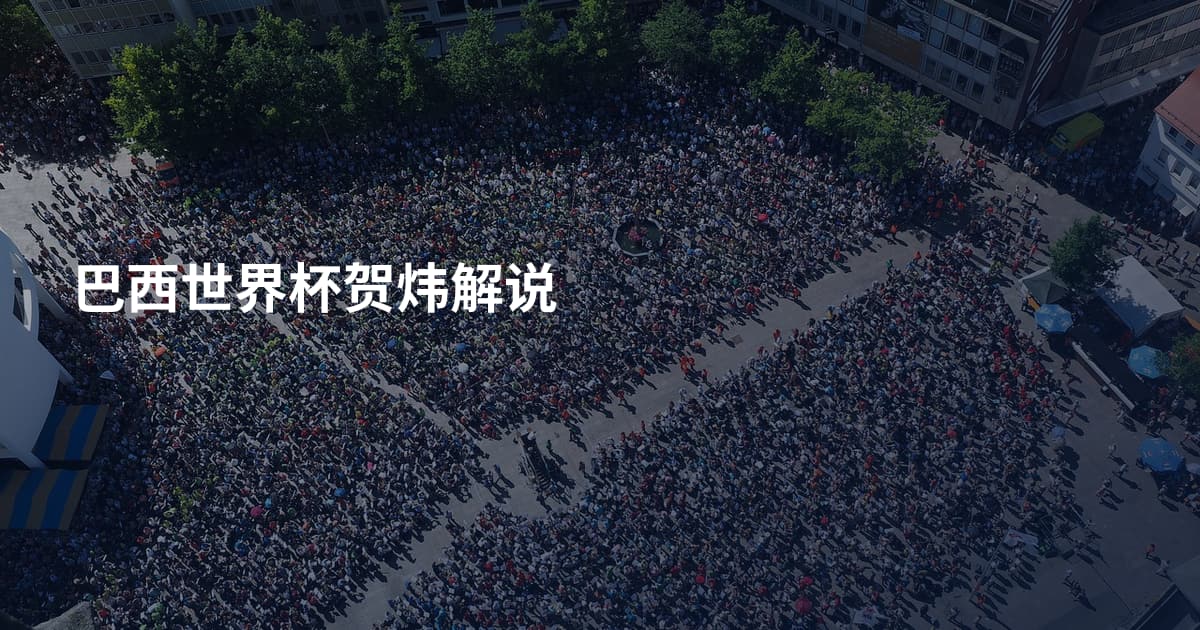 巴西世界杯贺炜解说