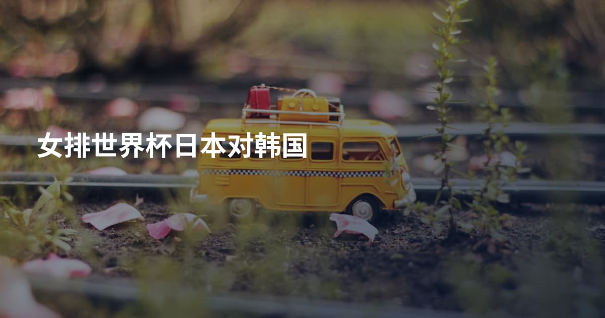 女排世界杯日本对韩国