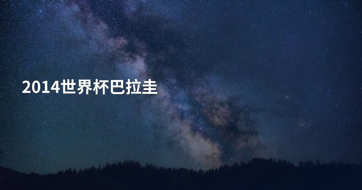 2014世界杯巴拉圭