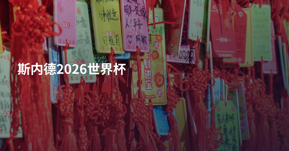 斯内德2026世界杯