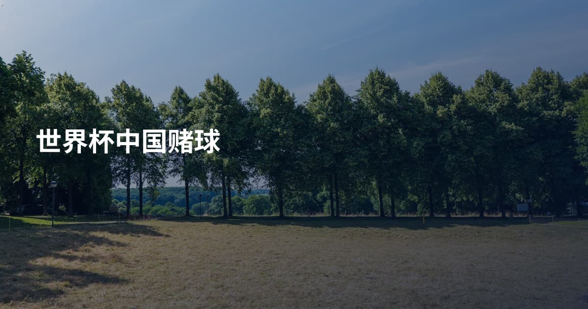 世界杯中国赌球