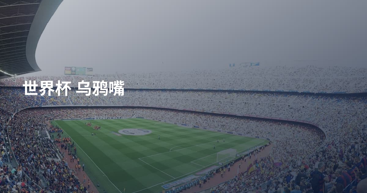 世界杯 乌鸦嘴