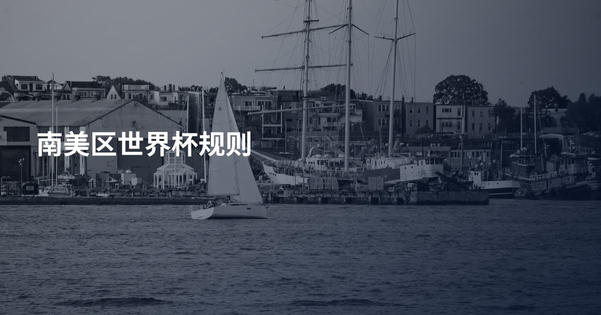 南美区世界杯规则