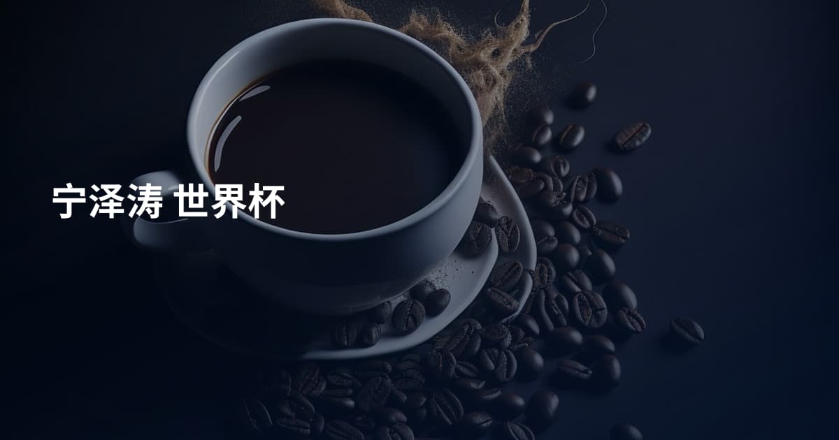 宁泽涛 世界杯