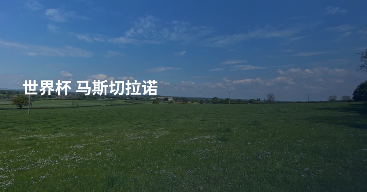 世界杯 马斯切拉诺