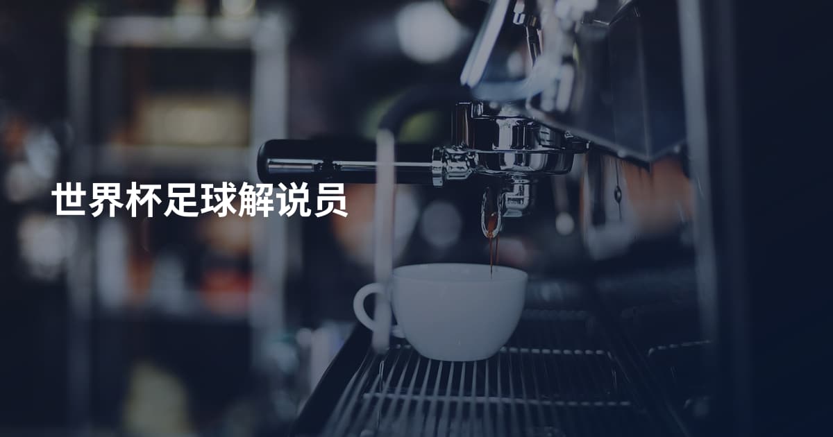 世界杯足球解说员