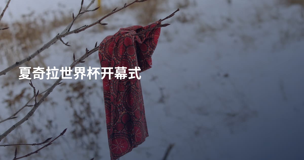 夏奇拉世界杯开幕式