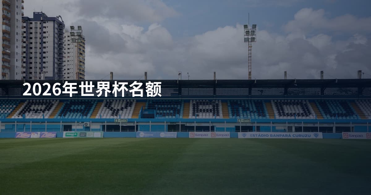 2026年世界杯名额