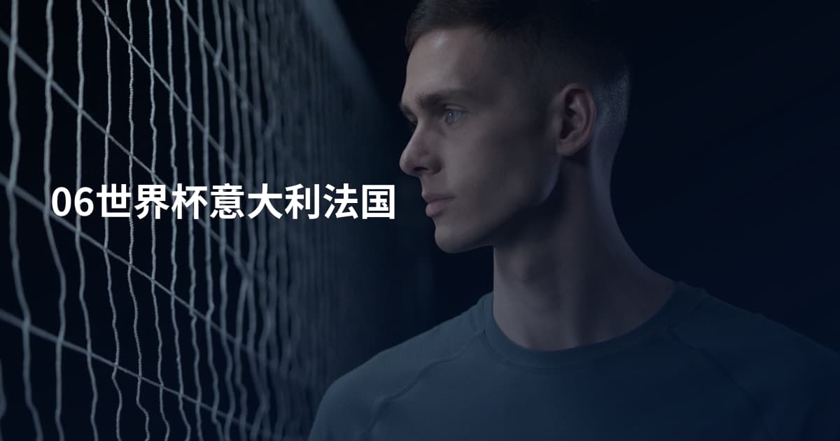 06世界杯意大利法国