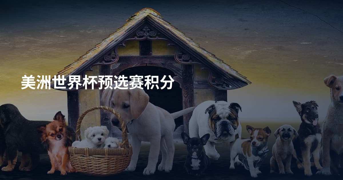 美洲世界杯预选赛积分