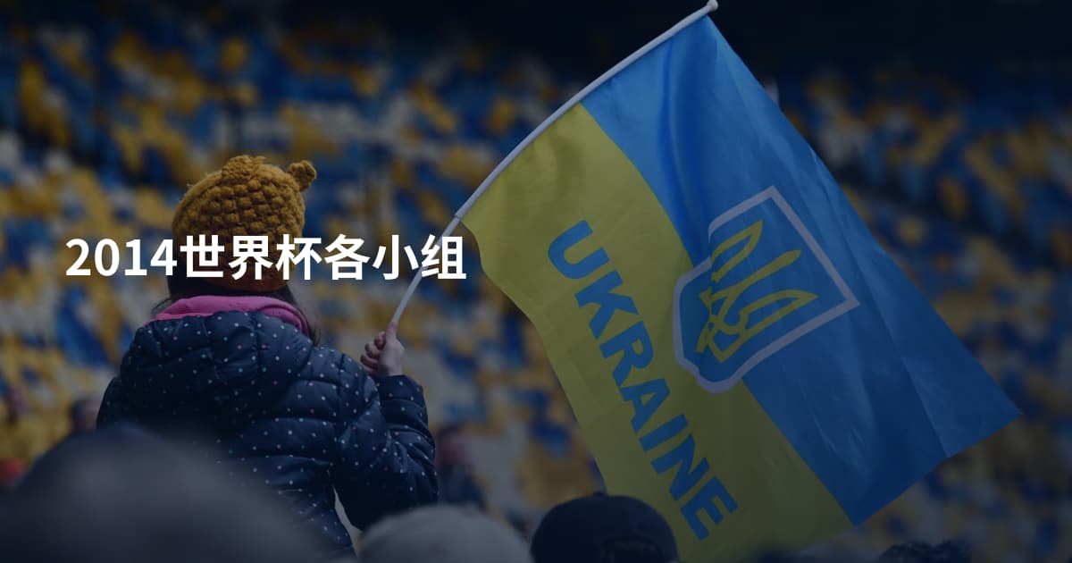 2014世界杯各小组