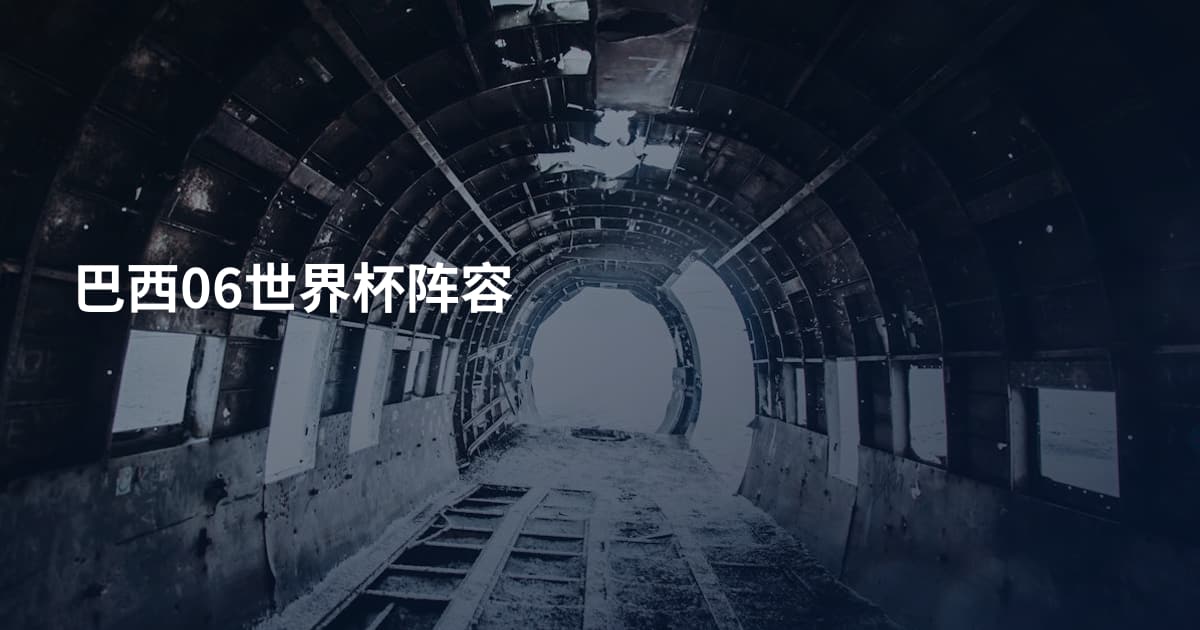 巴西06世界杯阵容