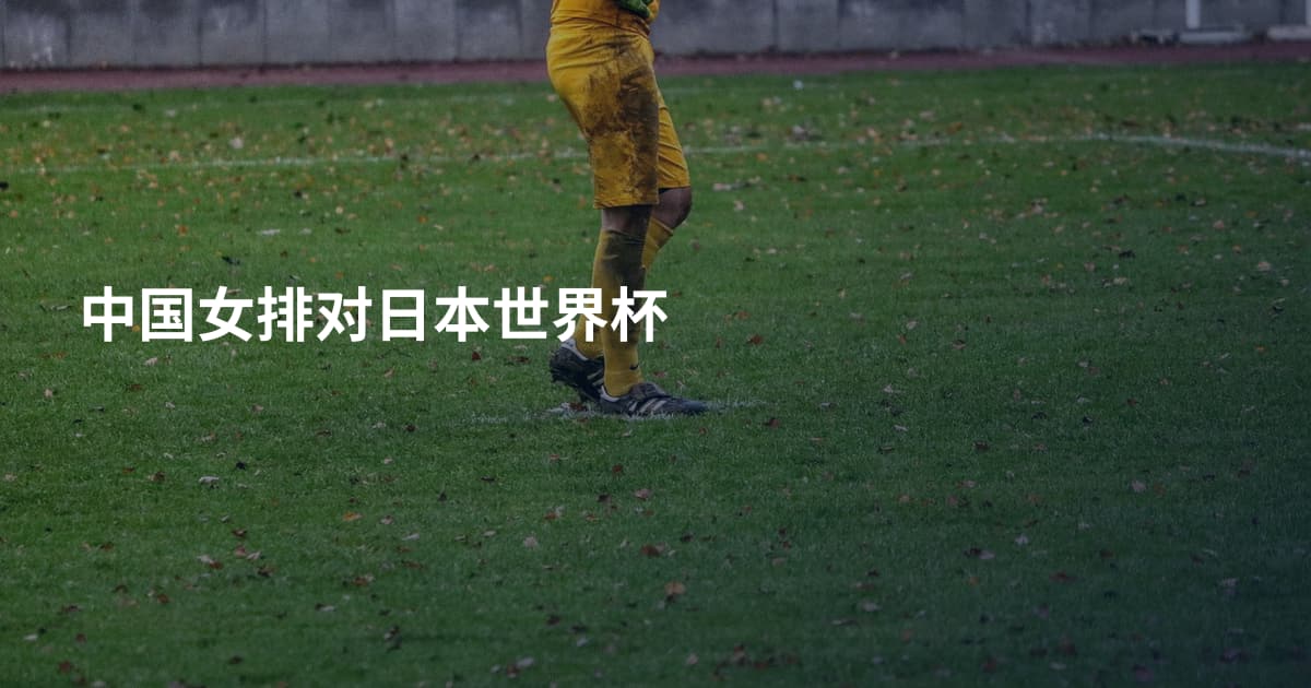 中国女排对日本世界杯