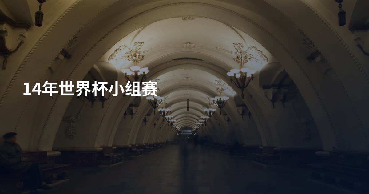 14年世界杯小组赛