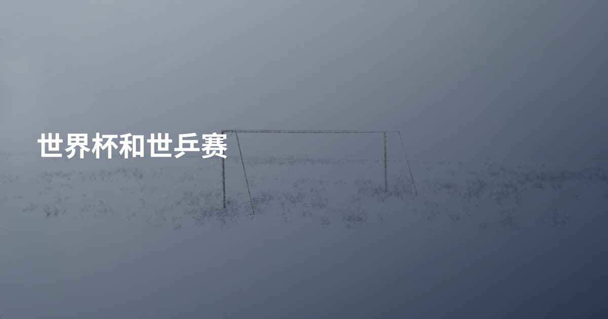 世界杯和世乒赛