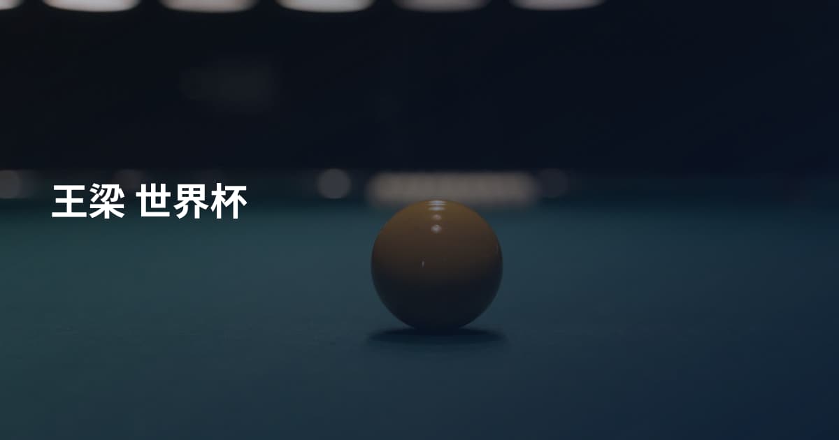 王梁 世界杯