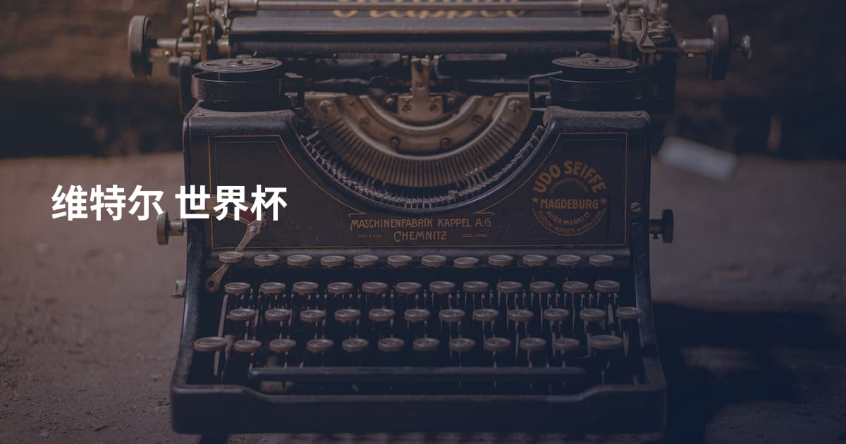 维特尔 世界杯
