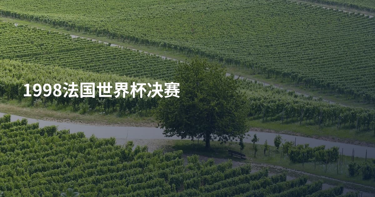 1998法国世界杯决赛