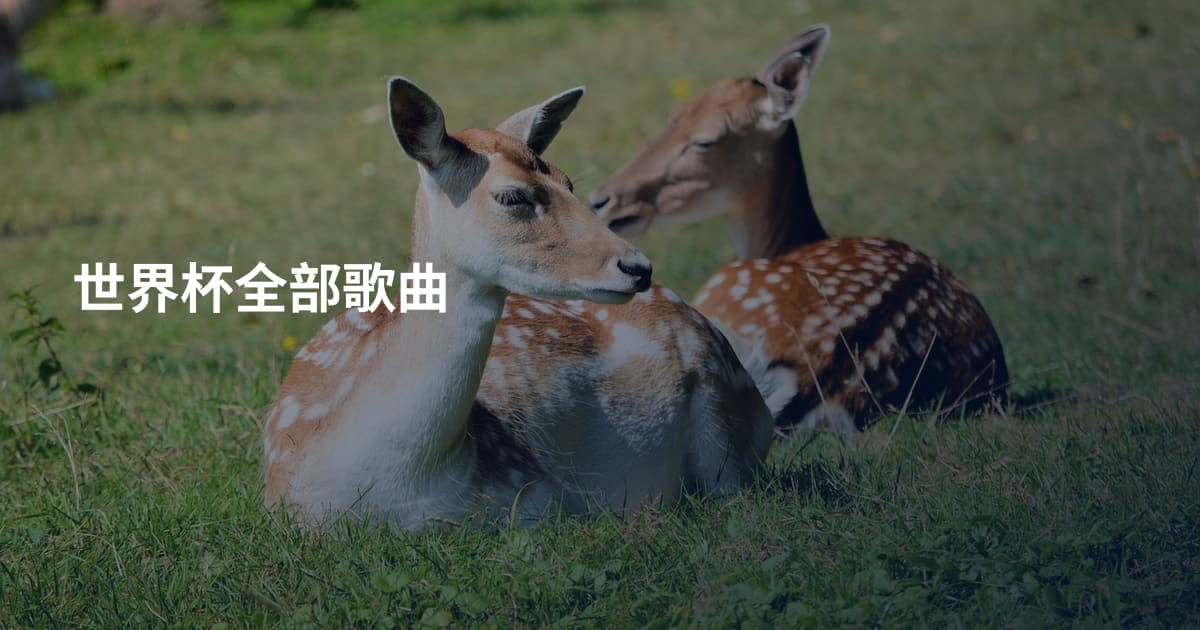 世界杯全部歌曲