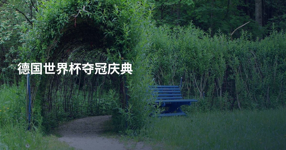 德国世界杯夺冠庆典