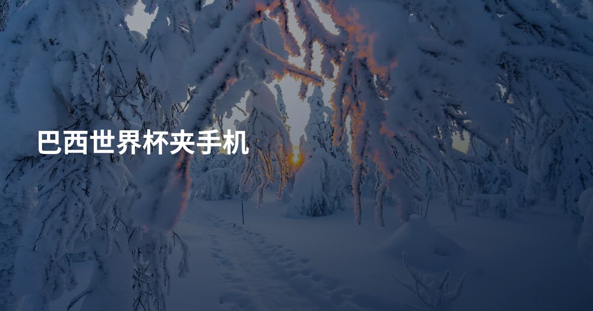巴西世界杯夹手机