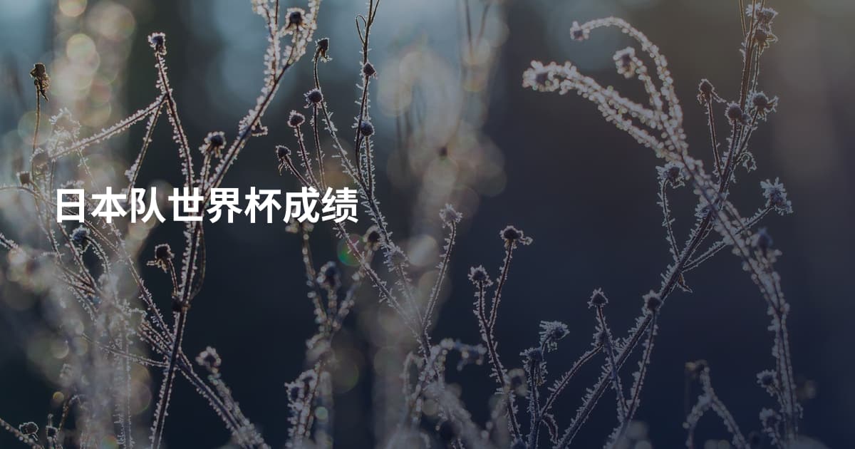 日本队世界杯成绩