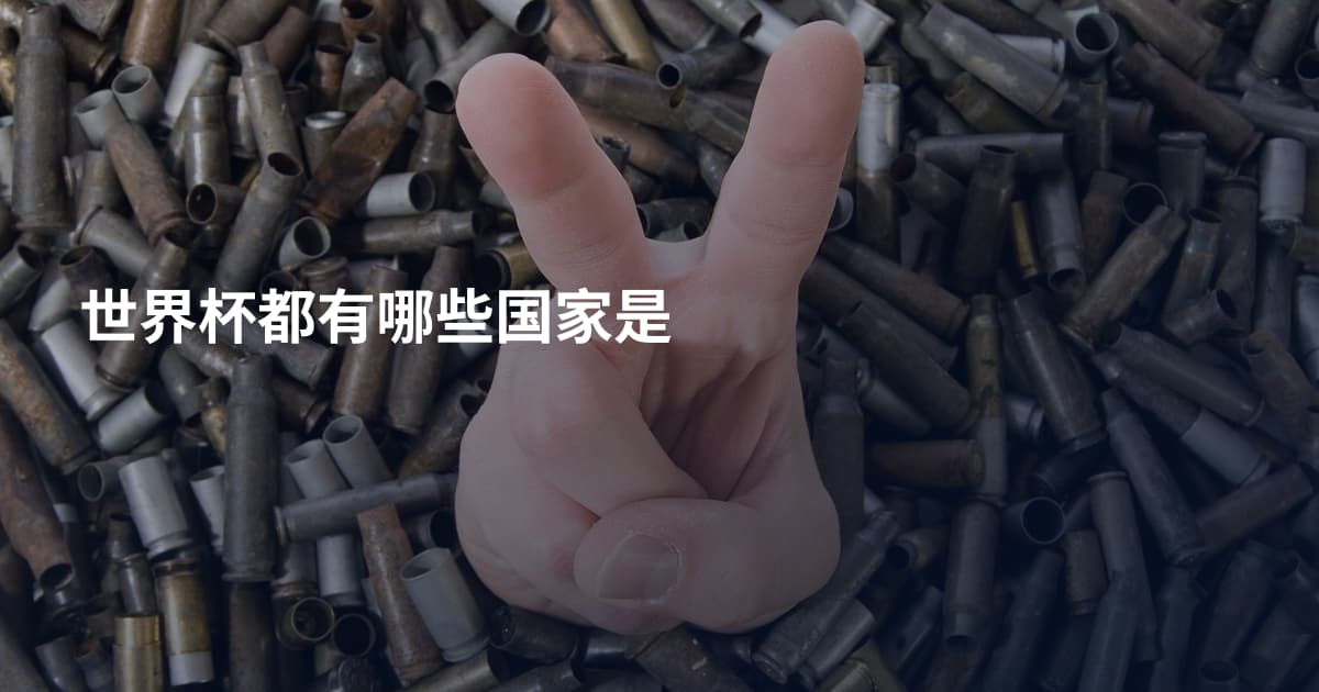 世界杯都有哪些国家是