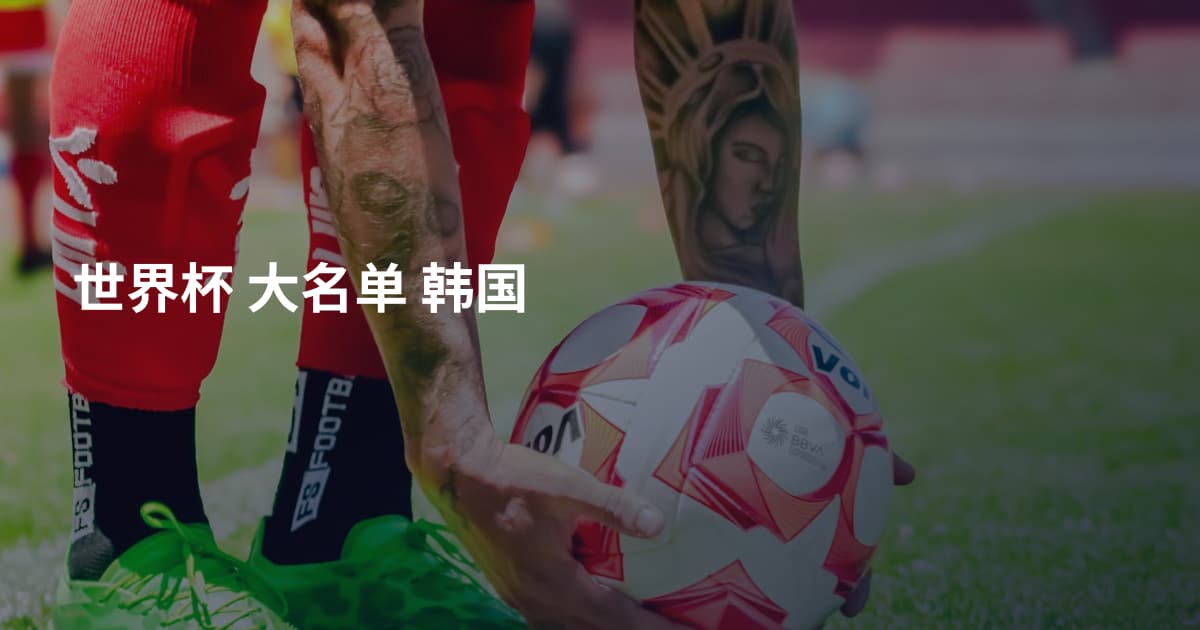 世界杯 大名单 韩国
