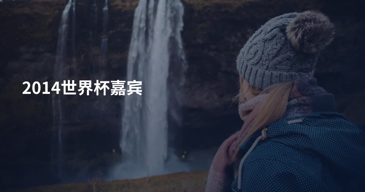 2014世界杯嘉宾