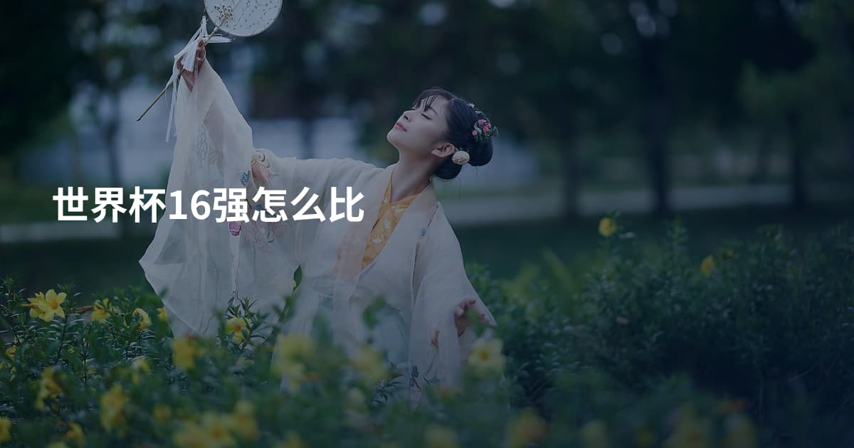 世界杯16强怎么比