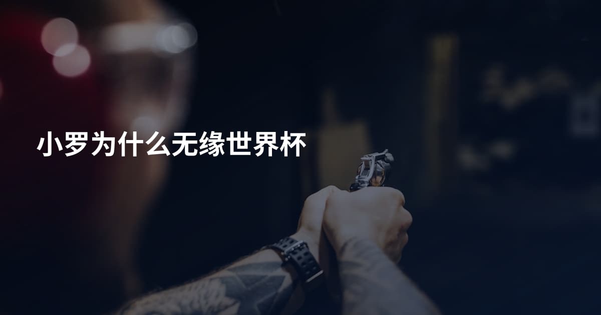 小罗为什么无缘世界杯