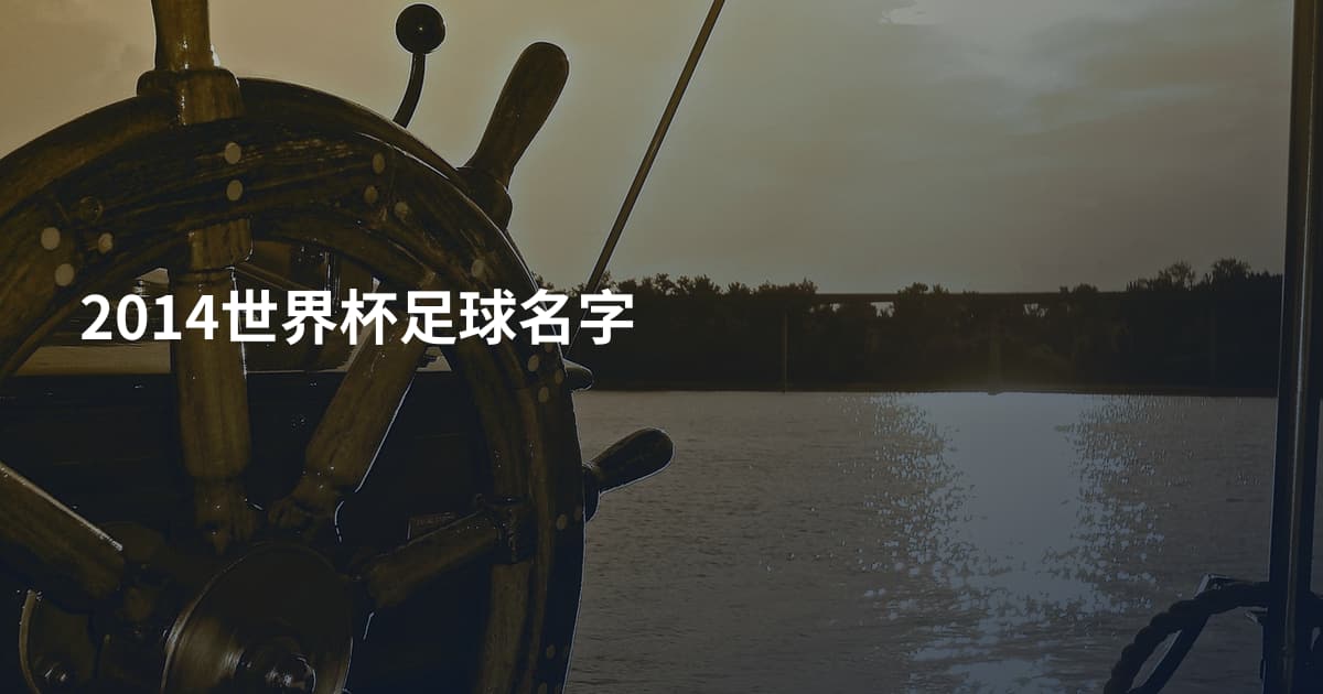 2014世界杯足球名字