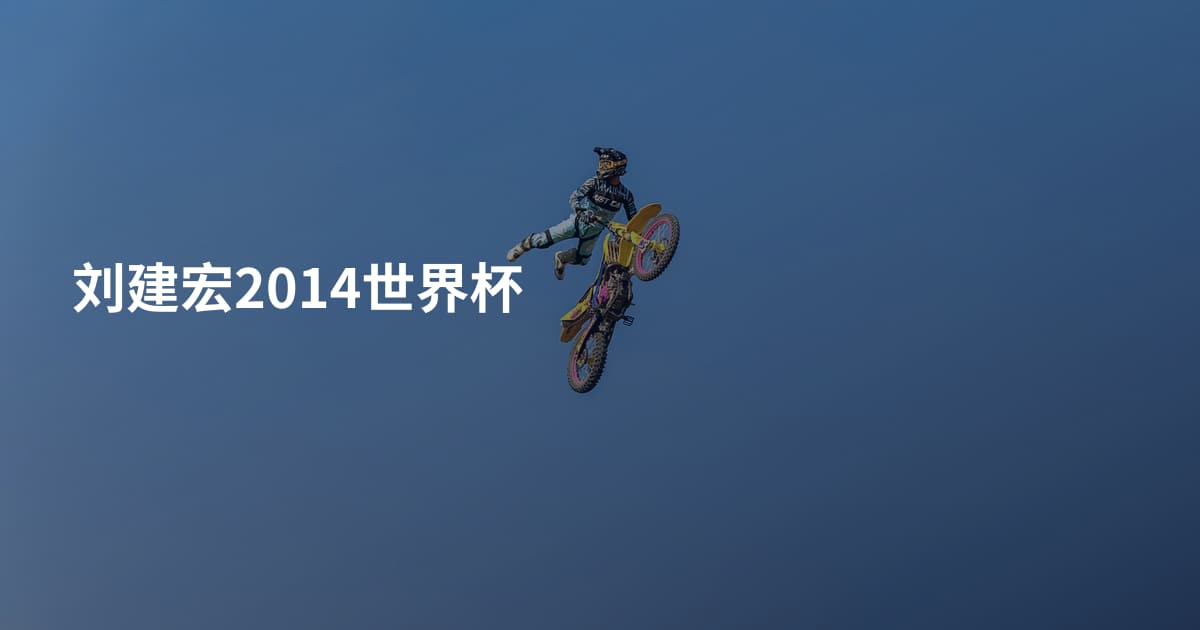 刘建宏2014世界杯