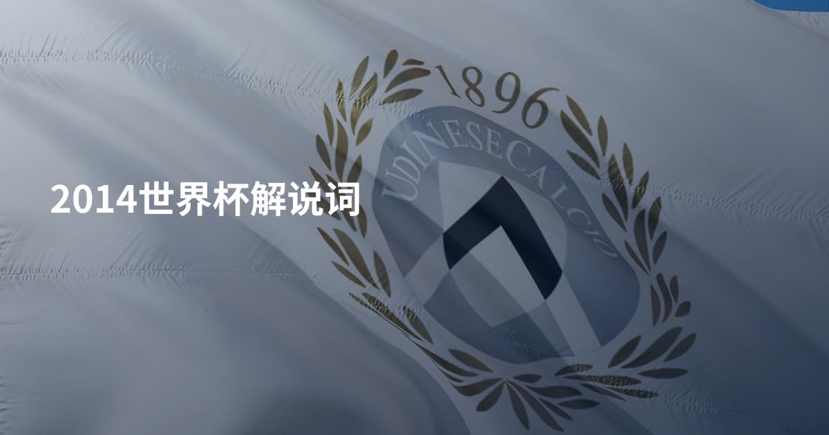 2014世界杯解说词